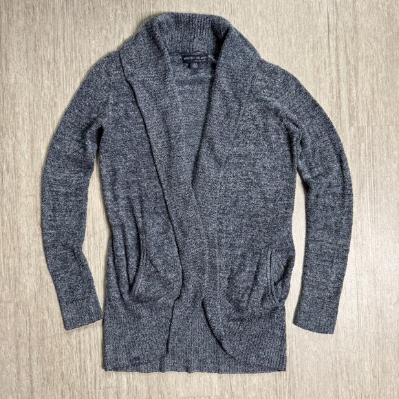 Barefoot Dreams CozyChic Lite Circle Cardi Cardigan Gray Womens XS/S 452 - Picture 1 of 6